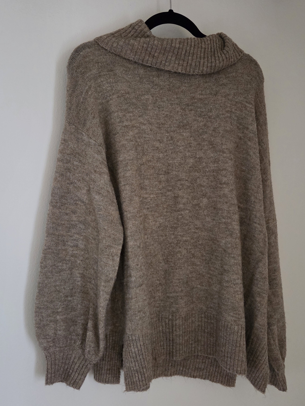 Cozy Taupe Cowlneck Sweater ♡ Size L